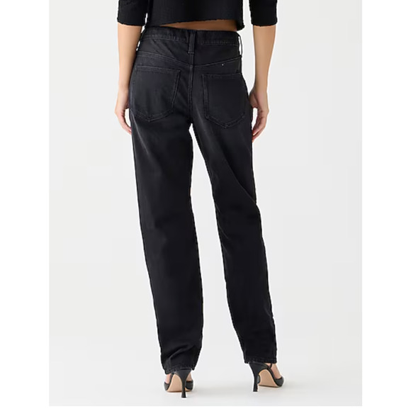 NWT J. Crew Classic 90s Straight Jeans 26 26P Charcoal Black BT582 J.Crew Women - Picture 3 of 6
